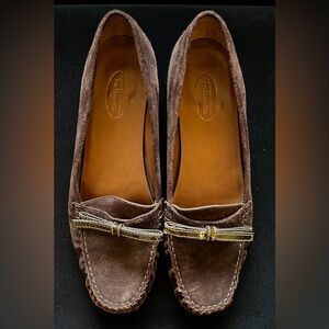 Talbots Brown Suede Loafer 7.5M